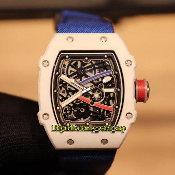 

dial version rm rm67-02 designer white sprint 67-02 van watches wayde ceramics skeleton case miyota watch niekerk mens automatic n odei, Slivery;brown