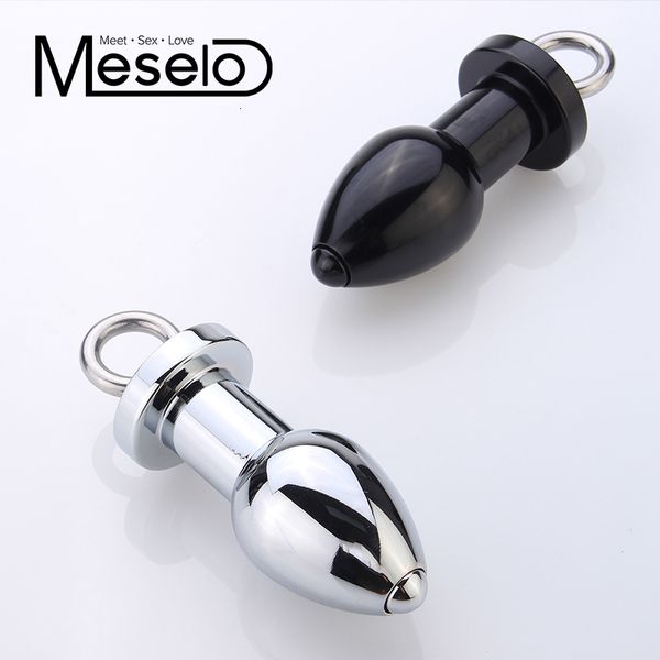 Silber Ring Schwanz Metall Anal Dusche Einlauf Wasser Düse Stecker Kopf Einlauf Anal Reinigung Anal Plug Sex Spielzeug Edelstahl butt Plug Y191030