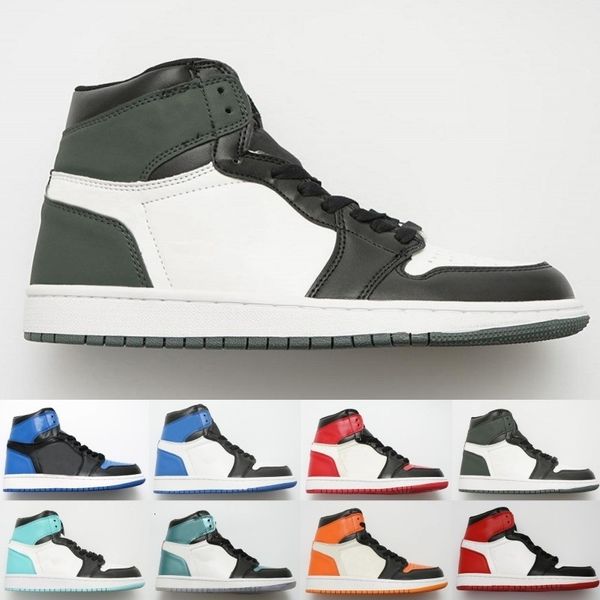 

discounts classic court purple pine green mid og 1 3 men women basketball shoes 1s banned bred chicago royal blue sports sneakers