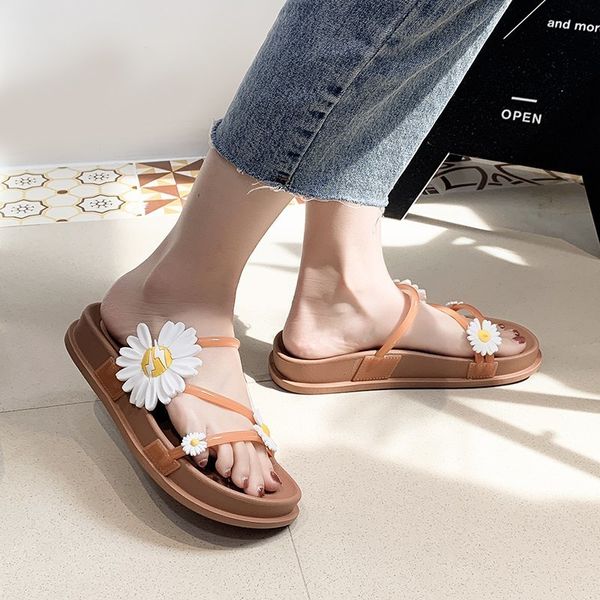 

лето тапочки женская обувь платформы сандалии слайды 3d flower chanclas mujer пляж сандалии тапочки дам девушки t200703, Black;red