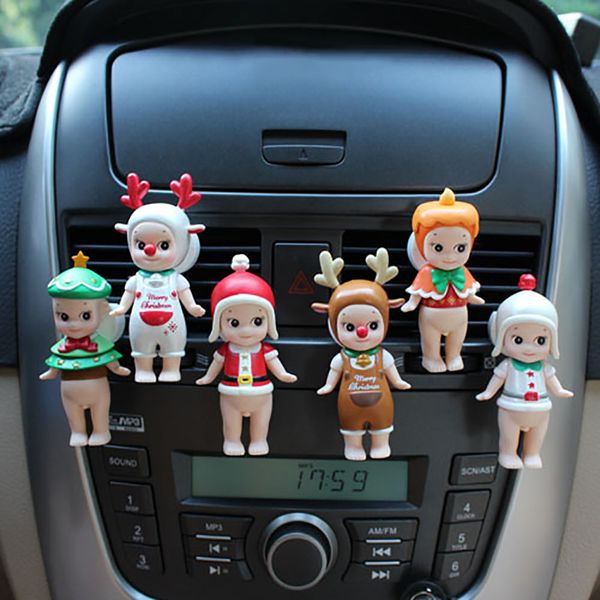 

air freshener in the car cute decoration christmas angel doll perfume clip auto outlet scent diffuser aroma smell air purifier