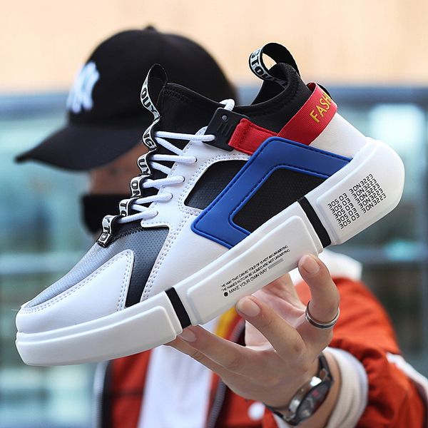 

2020 new breathable male sneakers summer men's outdoor running shoes non-slip comfortable shoes size#38-44