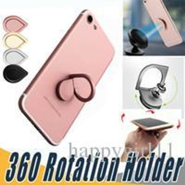 

water drop finger ring holder universal mobile phone ring magnetic stander with retail package for iphone xr sumsung all handse