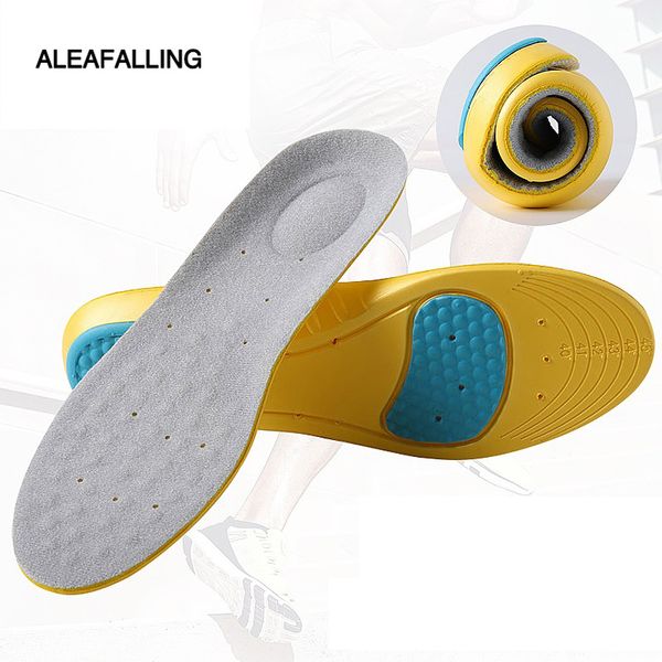 

aleafalling soft insoles professional cushion foot care shoe inserts super light shoe deodorant ortc train insole size 36-45, Black
