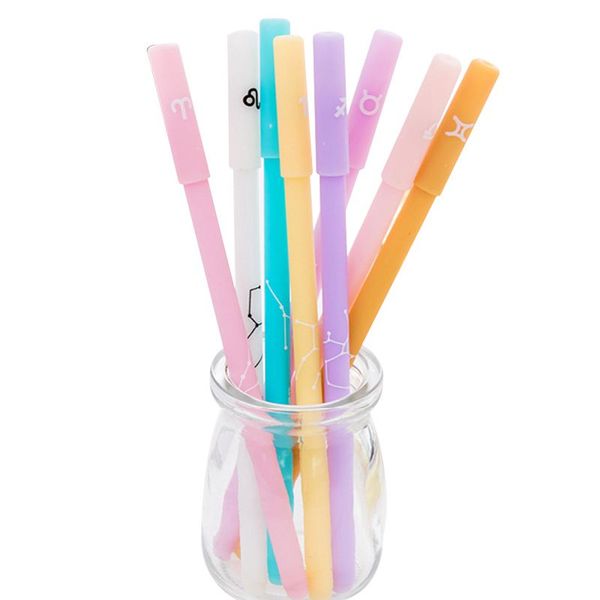 

twelve constellations (12 pieces/lot) gel pen creative office pen gift school stationery supplies gift for kids