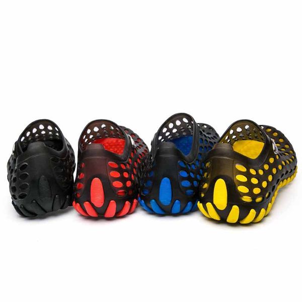

4-color-couple's shoes jelly porous shoes 2018 summer 2188 men's, Black