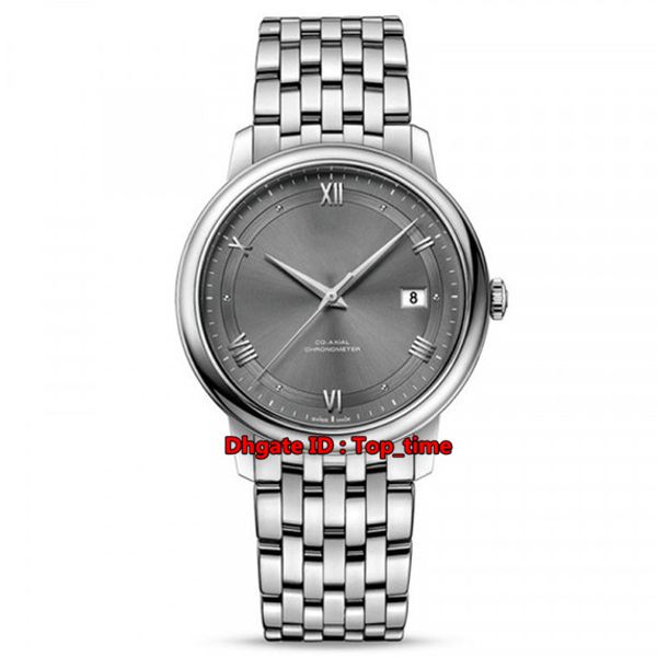 

9 style tw 39.5mm prestige co-axial swiss eta2824 automatic mens watch 424.10.40.20.06.001 gray dial stainless steel strap gents watches, Slivery;brown