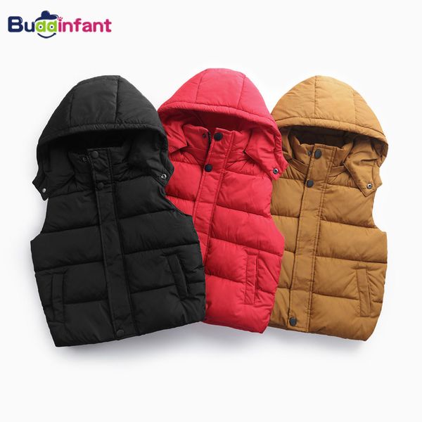 

children clothing boy outwear kids warm waistcoat thick winter vest for child coats sleeveless jackets 5 8 10 12 year clothes, Blue