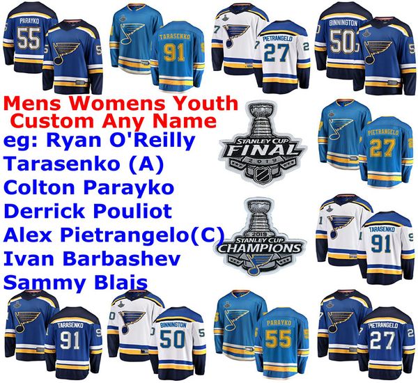 

stanley cup final champions st.louis blues jerseys womens alexander steen jersey sundqvist thomas walker bortuzzo ice hockey jerseys custom, Black;red