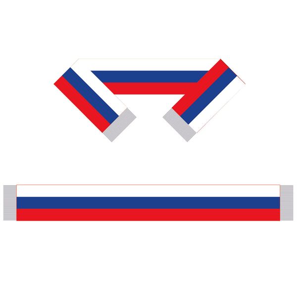 

russia scarf banner 6x60 inch 100% polyester,world flag scarf,you can use people or games that give you support