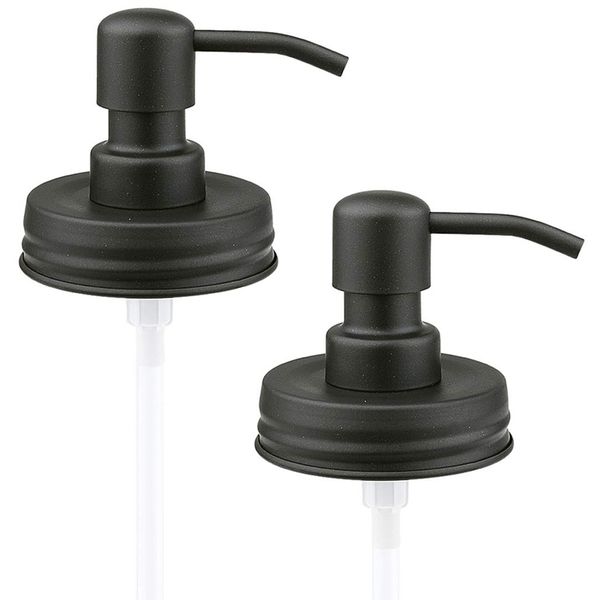 

outdoor gadgets shgo -soap dispenser lids stainless steel lotion pump replacement for mason jar bathroom kitchen accessories with e
