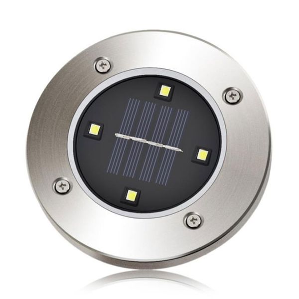 

4pcs солнечный 4led земля лампа, лестница лампа пейзажного освещения пути
