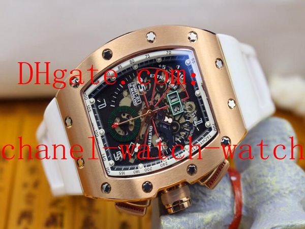 

3 стиля New RM011-01 Roberto Mancini Skeleton Автоматика Мужские часы Нержавеющая сталь Мужские сп