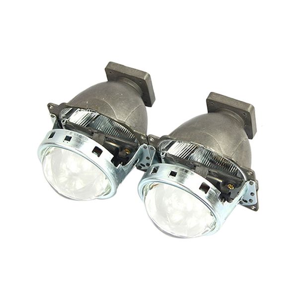 

car headlights q5 double projector lens modification xenon d2s d2h bulb modified optical lens square base