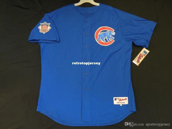 

majestic chicago blank blue ryan dempster, on field jersey mens stitched wholesale big and tall size xs-6xl baseball jerseys, Black;blue