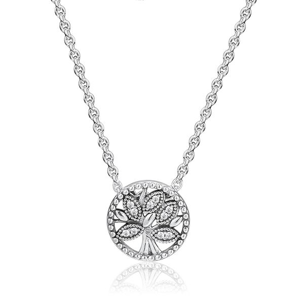 

ckk necklace tree of life necklaces kolye choker women jewelry collares 925 sterling silver chain colar bijoux femme collier
