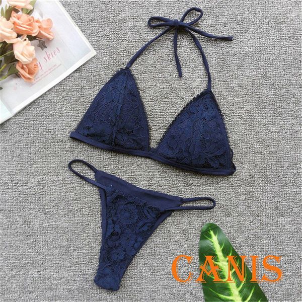 

bikini push up brazilian bikini set 2019 trend adjusted swimsuit women solid halter bathing suit summer female swimwear 2019, White;black