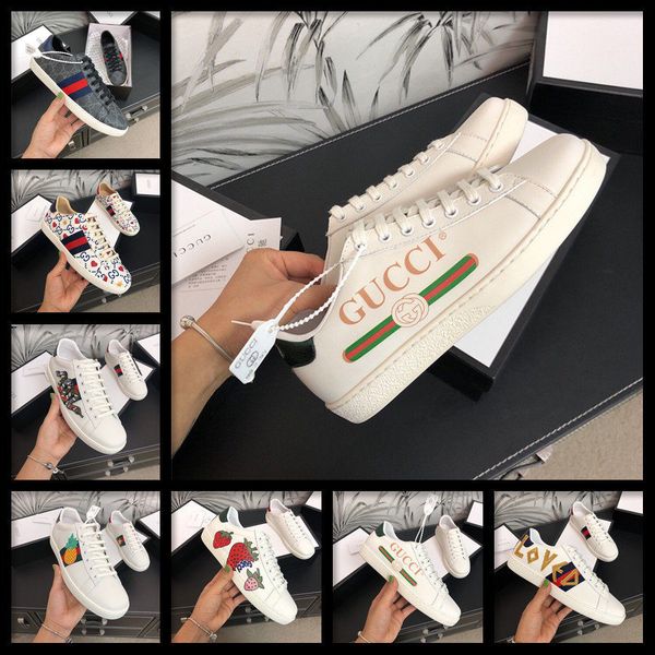 

19sw 2019 canvas mens designers casual shoes luxury platform party skater sneakers graffiti lover casual shoes chaussures quality, Black