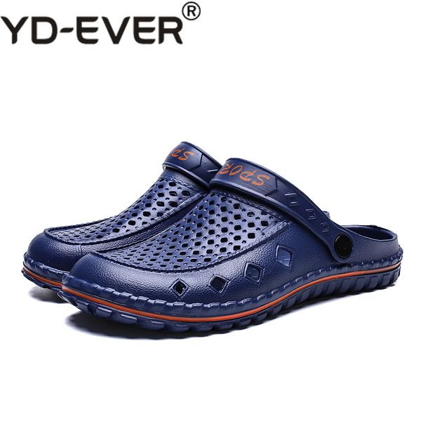 

2019 big size new summer sandals men lightweight waterproof classic sandals quality, Black