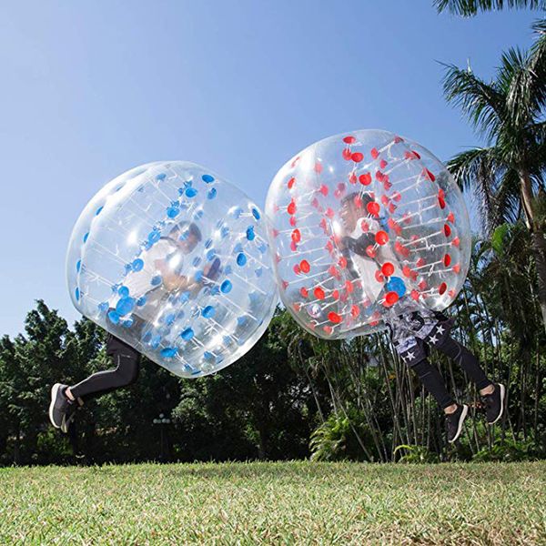 2019 Air Bubble Футбол 0.8 мм ПВХ 1,7 м воздушный бампер шариковым корпусом зорб пузырь шарик футбол, пузырь футбол Zorb мяч для продажи
