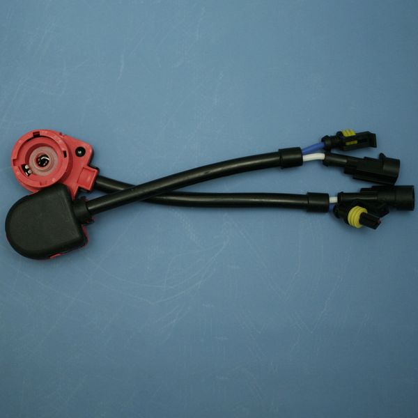 

2pcs practical ballast socket plug for hid bulb adapter cable replaceable auto wire connector converter light base for d2s d4s