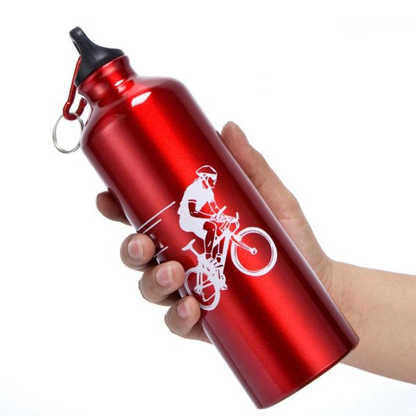 

700ml portable size durable aluminum alloy outdoor cycling camping water bottle bicycle bike sports drink jug bottle