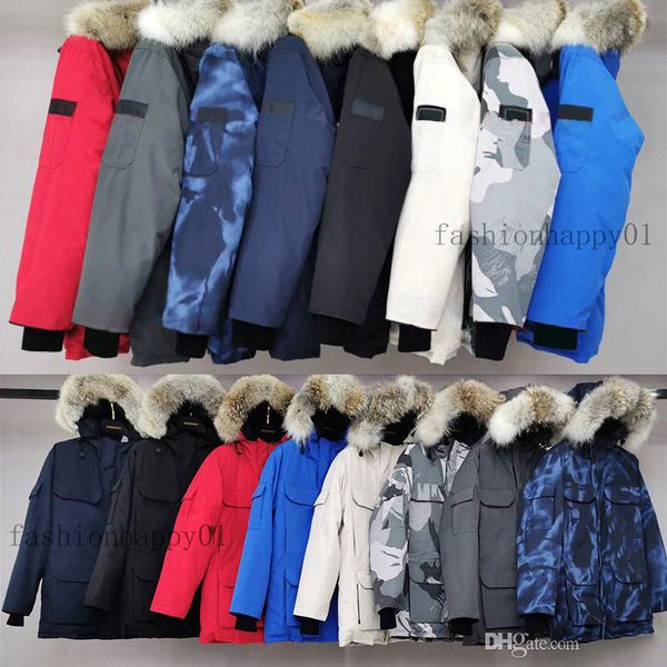 

2020 canada brand winter men women thicken hooded jackets luxury down parkas hoodie jacket coat parka puffer c/g north at 3xl, Black