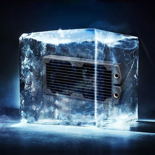 

syscooling rc240-t-40 copper heat radiator black color 240 mm water cooling radiator for cpu gpu water cooling system