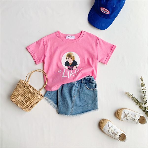 

tao.catkids 2019 girls hole and shorts and jeans jeans skirt all-match children's shorts, Blue