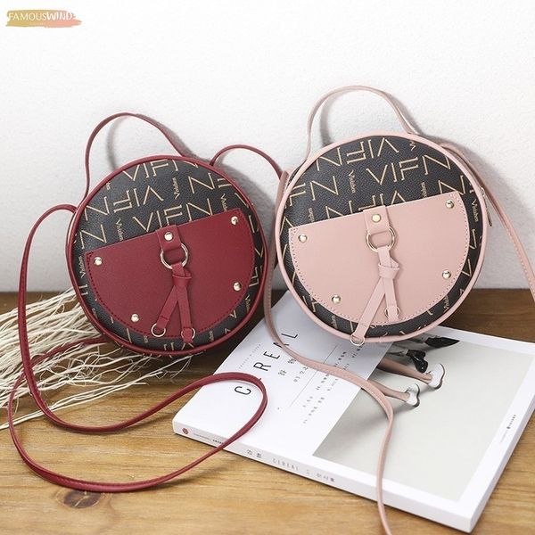 

womens shoulder bags 2020 tassel small round handbag simple wild shoulder bags fashion wind messenger bag