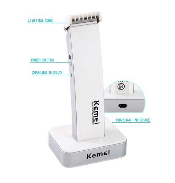 

kemei 619 waterproof hair clippers for kids clipping comb cutting length control wheel