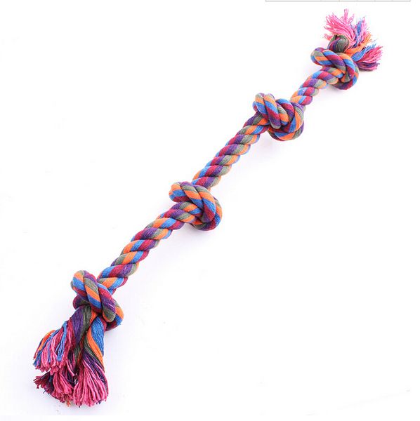 

dog toys & chews bite rope pet grind tooth molar cotton material harmless dogs cleaning 49cm
