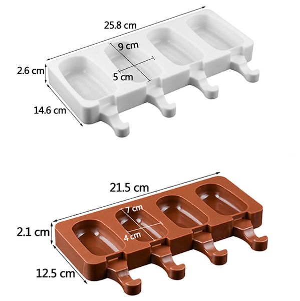 

sj 3shapes silicone ice cream molds popsicle lot candy bar diy making tool juice er ice cube maker mould