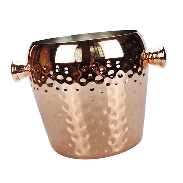

copper champagne ice bucket stainless steel beer wine drink cooler party