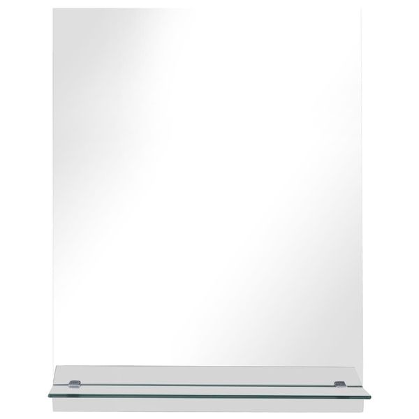 

wall mirror with shelf 20 x 40 cm tempered glass wall stickers