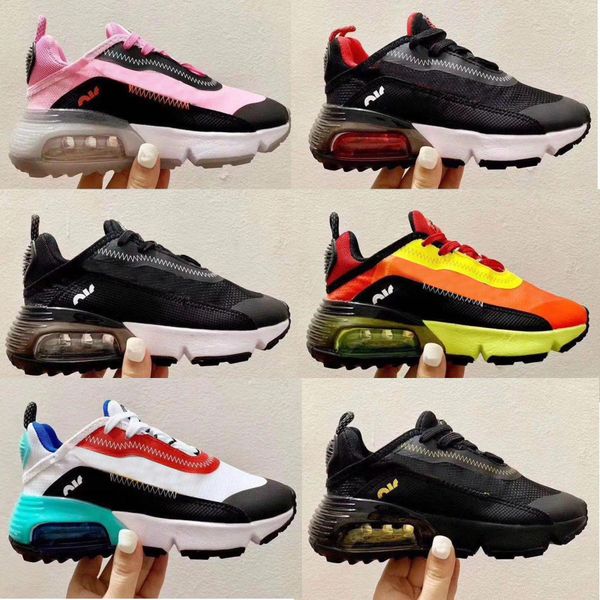

2020 air90 270 kids shoes boys and girls latest slipper sandal designer women sneakers platform men basketball outdoor joint joo8272, Black