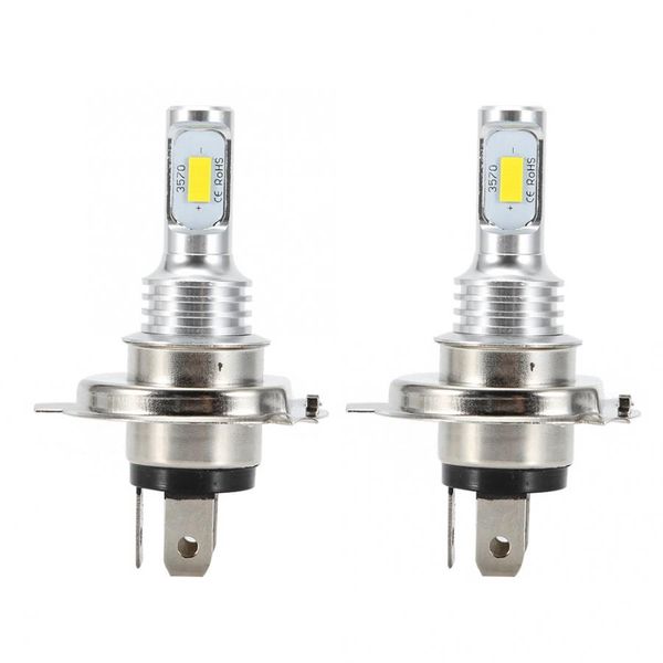 

2pcs h4 80w 3000k yellow foglight bulb led fog lamp beads with decode car light dc 12v-24v universal