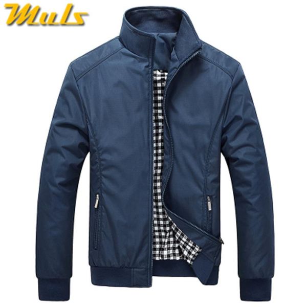

standard spring jacket men autumn mens jackets coat male stand collar flight air force jacket blue black green autumn m-3xl, Black;brown