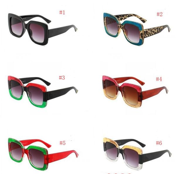 

0083 fashion women sunglasses 5 colors frame shiny crystal design square big frame lady design uv400 lens quality a+++ moq 10 pairs, White;black