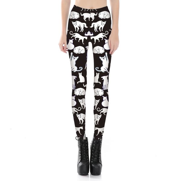 

digital printing black-and-white cat nine-point underpants