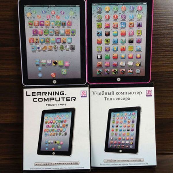 

Kids Children English Learning Pad Toy Educational Computer LCD Tablet Learning Machine Tools Kids Laptop Pad Intelligence toys gift z288