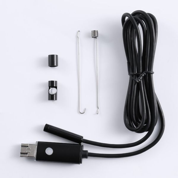 

2 in 1 5.5/7.0/8.0mm 2m 2million android pc 6led hd endoscope borescope inspection usb waterproof ip67 wire camera