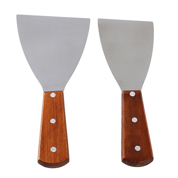 

новый нержавеющей стали шпатели тесто cutter шпатель картофельный нож стейк лопата салат скребок измельчитель пицца торт барбекю выпечки инс