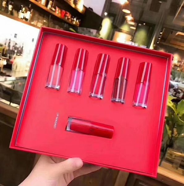 

6pcs/set cosmetics makeup matte lipstick set lipgloss rouge a levre make up lipsticks 6 colors group epacket +gift