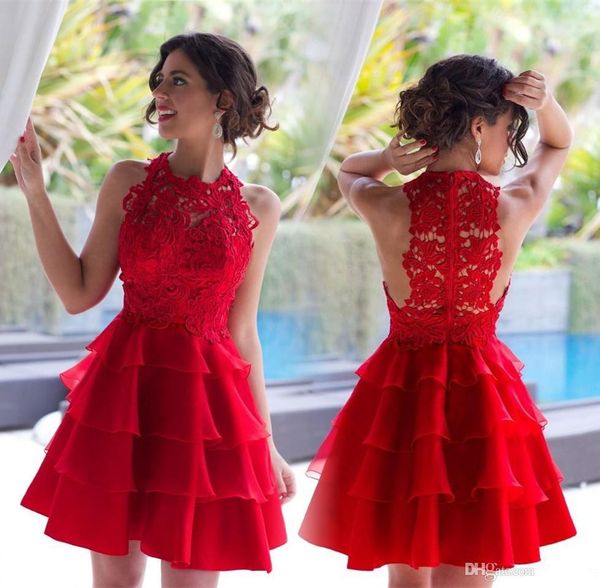 

red organza short homecoming dresses homecoming dresses tea length cocktail party dresses robes de cocktail vestidos ceinture ing, Blue;pink