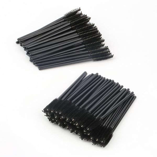 

100pcs disposable one-off eyelash mini brush mascara wands applicator makeup brush drop shipping wholesale beauty accessories