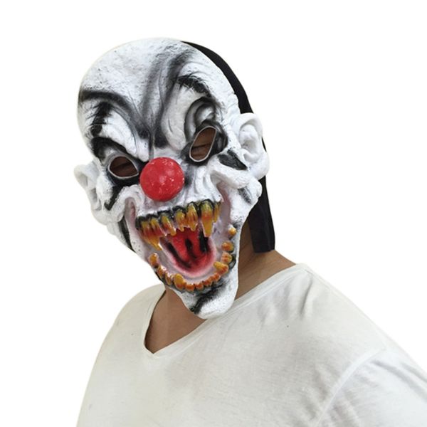 

halloween horror clown mask unique cosplay dress up props festival party supplies