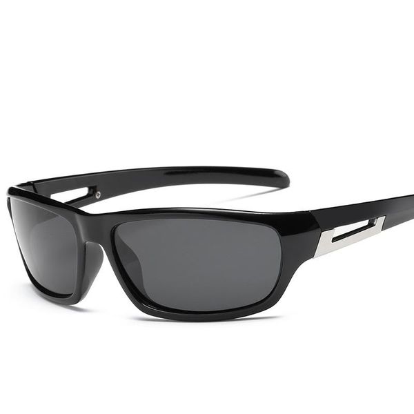 

hjybbsn 5 styles sport sunglasses polarized men women brand designer driving fishing polaroid sun glasses black frame uv400