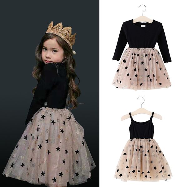 

autumn 2019 toddler children princess dress long sleeve kids girls winter dress baby party dresses for girls tutu costume, Red;yellow