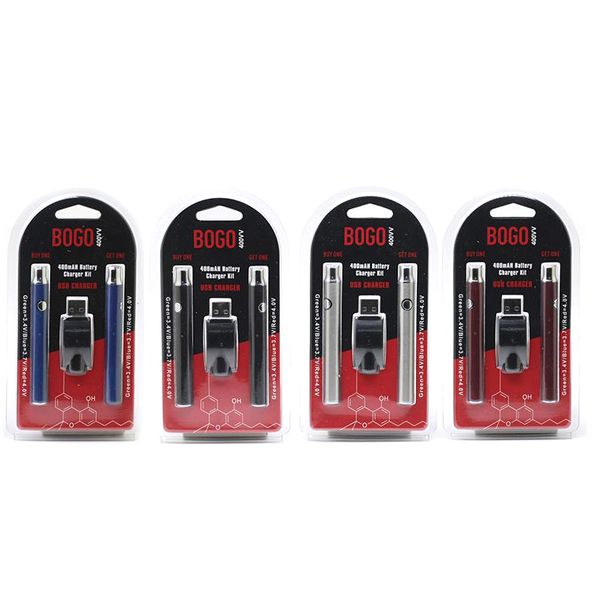 

BOGO Co2 VV Double Preheat Battery LO Battery Co2 Oil Vaporizer O Pen 510 Vape Pen Preheat 400mah Battery Variable Voltage Vape Pen